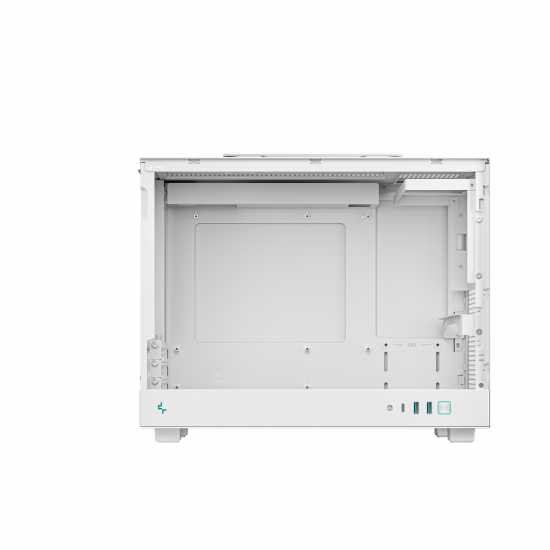 DeepCool CH160 PLUS Small Form Factor (SFF) Case - White (Mini-ITX / Micro-ATX)