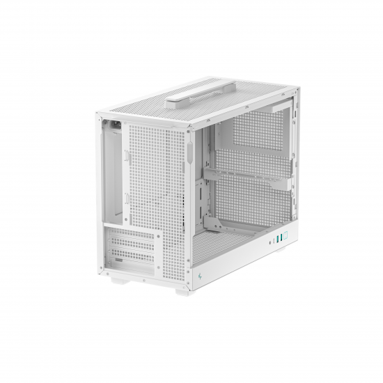 DeepCool CH160 PLUS Small Form Factor (SFF) Case - White (Mini-ITX / Micro-ATX)