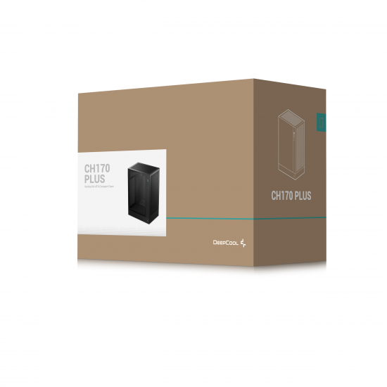 DeepCool CH170 PLUS Black Tower Case - White (Mini-ITX / Micro-ATX)