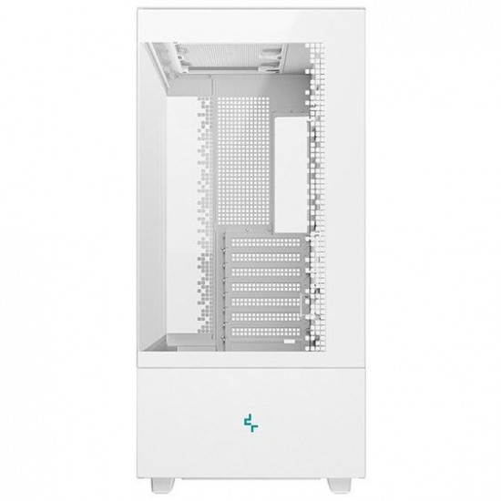 DeepCool CH690 Digital, LCD, Tempered glass, White Case