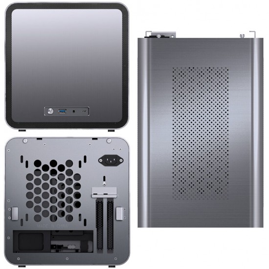 Jonsbo V8 Mini-ITX Bilgisayar Kasası - Gri Jonsbo V8 Mini-ITX Bilgisayar Kasası - Gri