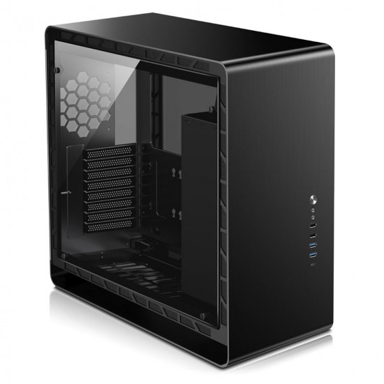 Jonsbo UMX6 Mid Tower (E-ATX), Tempered Glass (Cam Panel) - Siyah Renk Bilgisayar Kasası