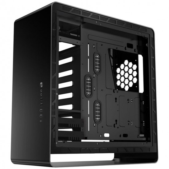 Jonsbo UMX6 Mid Tower (E-ATX), Tempered Glass (Cam Panel) - Siyah Renk Bilgisayar Kasası