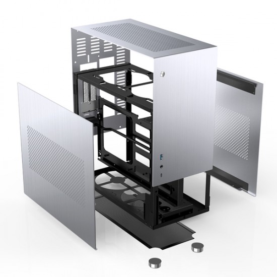 Jonsbo V10 Mini-ITX - Gümüş Renk Bilgisayar Kasası