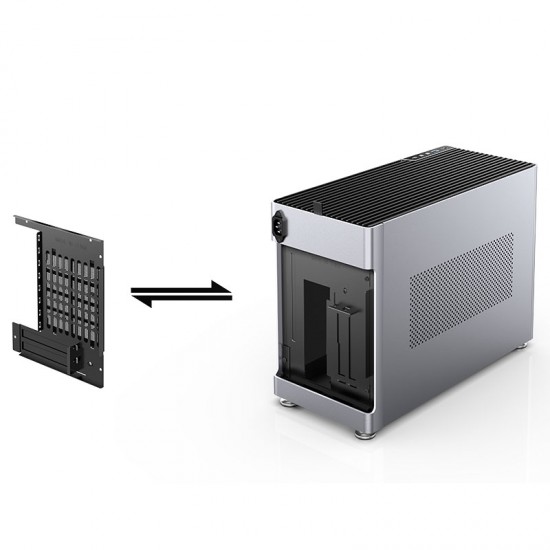 Jonsplus i100 Pro Mini-ITX Case - Gümüş Renk Bilgisayar Kasası