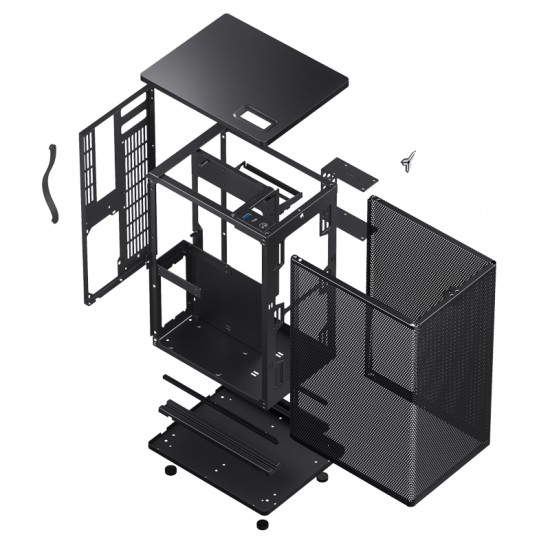 Jonsbo VR3 Mini-ITX , PCI-E 4.0 - Siyah Renk Bilgisayar Kasası Jonsbo VR3 Mini-ITX , PCI-E 4.0 - Siyah Renk Bilgisayar Kasası