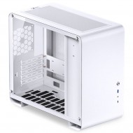 Jonsbo U4 Mini Micro-ATX Bilgisayar Kasası, Tempered Glass (Cam Panel) - Beyaz Renk