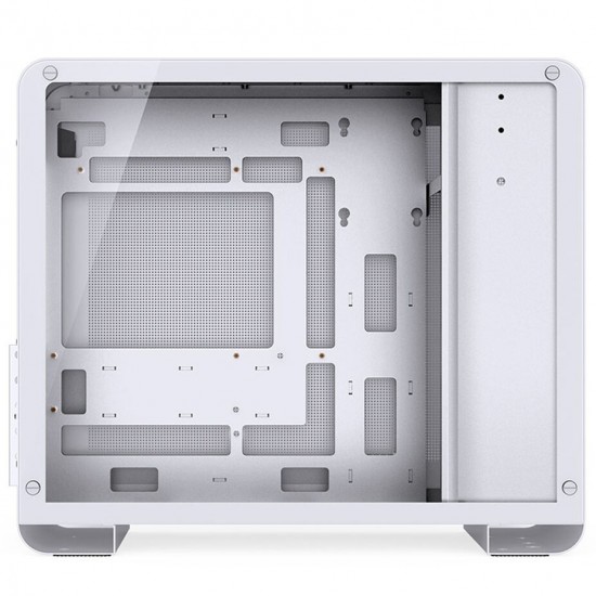 Jonsbo U4 Mini Micro-ATX Bilgisayar Kasası, Tempered Glass (Cam Panel) - Beyaz Renk