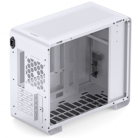 Jonsbo U4 Mini Micro-ATX Bilgisayar Kasası, Tempered Glass (Cam Panel) - Beyaz Renk