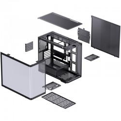 29 Ekim 2025 - JONSBO D300 Black Micro-ATX Tower Pc Case