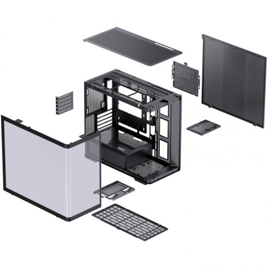 JONSBO D300 Black Micro-ATX Tower Pc Case