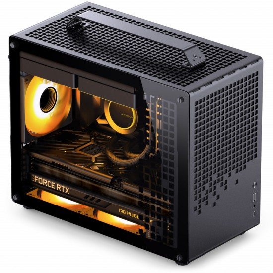 Jonsplus Z20 Tempered Glass Version Computer Case - Black