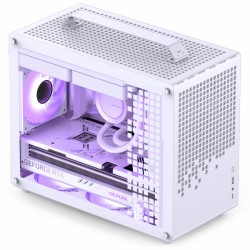 Jonsplus Z20 Tempered Glass Version Computer Case - White