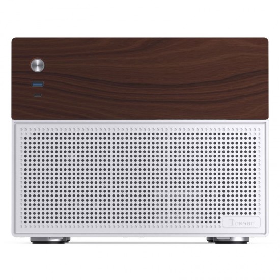 Jonsbo N4 NAS Case, Micro-ATX - Beyaz Renk Kasa