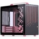 Jonsplus Z20 Tempered Glass Version Computer Case - Black-Pink
