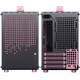 Jonsplus Z20 Tempered Glass Version Computer Case - Black-Pink