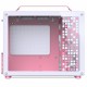 Jonsplus Z20 Tempered Glass Version Computer Case - White-Pink