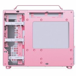Jonsplus Z20 Tempered Glass Version Computer Case - White-Pink