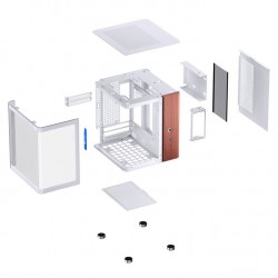 Jonsbo TK-0 Bilgisayar Kasası, Tempered Glass, Wood – Beyaz Renk Jonsbo TK-0 Bilgisayar Kasası, Tempered Glass, Wood – Beyaz Renk