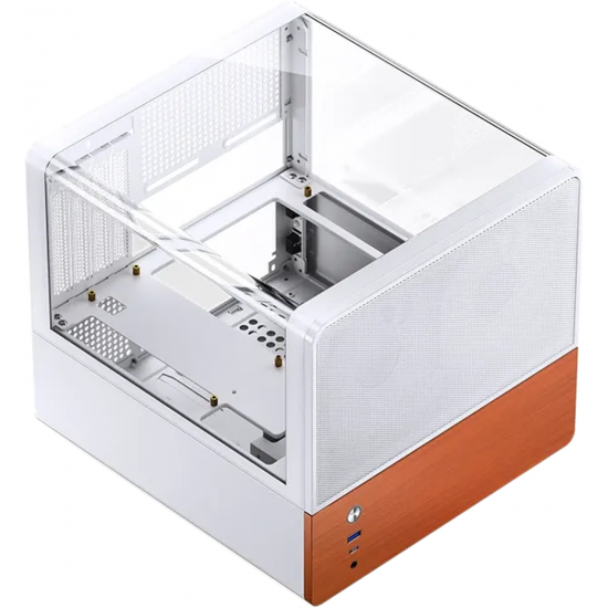 Jonsbo V12 PC-Case, Mini-Tower, Micro-ATX - White Jonsbo V12 PC-Case, Mini-Tower, Micro-ATX - White