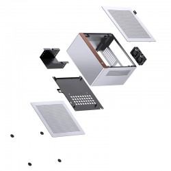 Jonsbo N10 Mini Bilgisayar Kasası ITX Form - Gümüş Jonsbo N10 Mini Bilgisayar Kasası ITX Form - Gümüş