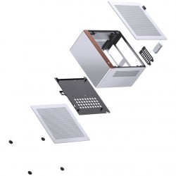 Jonsbo NV10 Mini Bilgisayar Kasası ITX Form - Gümüş Renk Jonsbo NV10 Mini Bilgisayar Kasası ITX Form - Gümüş Renk