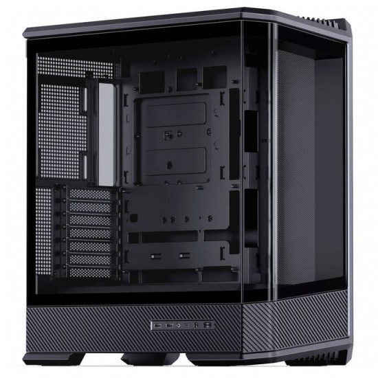 Jonsplus D400 PC Case - Tempered Glass - Black