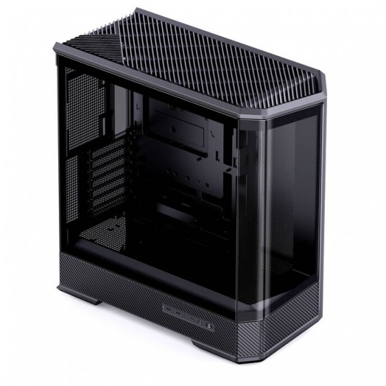 Jonsplus D400 PC Case - Tempered Glass - Black