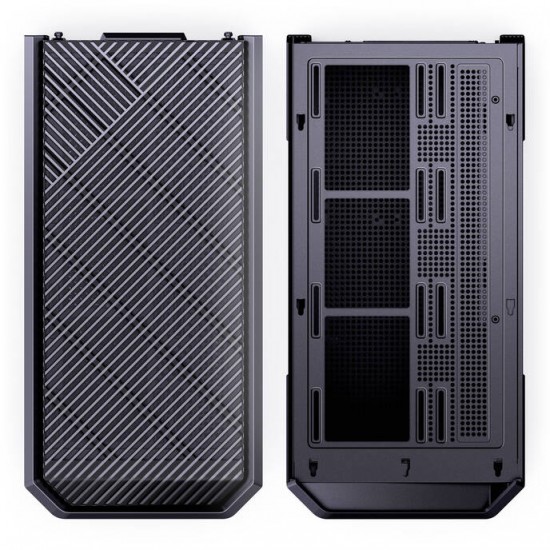 Jonsplus D400 PC Case - Tempered Glass - Black