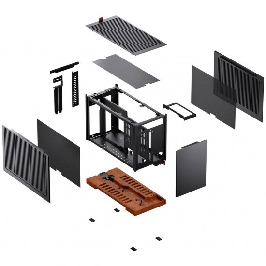 Jonsbo T9 ITX PC Case + Riser Cable 4.0 - Black Jonsbo T9 ITX PC Case + Riser Cable 4.0 - Black