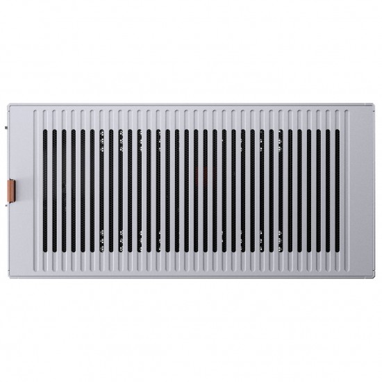 Jonsbo T9 ITX PC Case + Riser Cable 4.0 - Silver Jonsbo T9 ITX PC Case + Riser Cable 4.0 - Silver