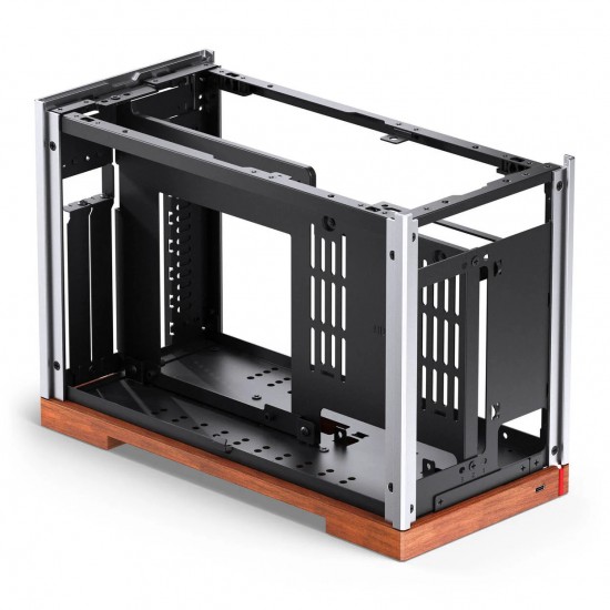 Jonsbo T9 ITX PC Case + Riser Cable 4.0 - Silver Jonsbo T9 ITX PC Case + Riser Cable 4.0 - Silver