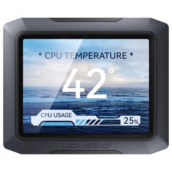 Jonsbo TF3-360SCB - ARGB, 3.5 inch + 3 x 3.38 inch LCD Screen Aio Cpu Cooler - 360mm - Black Jonsbo TF3-360SCB - ARGB, 3.5 inch + 3 x 3.38 inch LCD Screen Aio Cpu Cooler - 360mm - Black