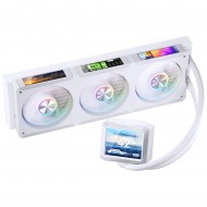 Jonsbo TF3-360SCW - ARGB, 3.5 inch + 3 x 3.38 inch LCD Screen Aio Cpu Cooler - 360mm - White Jonsbo TF3-360SCW - ARGB, 3.5 inch + 3 x 3.38 inch LCD Screen Aio Cpu Cooler - 360mm - White