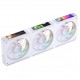 Jonsbo TF3-360SCW - ARGB, 3.5 inch + 3 x 3.38 inch LCD Screen Aio Cpu Cooler - 360mm - White Jonsbo TF3-360SCW - ARGB, 3.5 inch + 3 x 3.38 inch LCD Screen Aio Cpu Cooler - 360mm - White