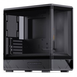 JONSBO D200 Black Mini Tower Pc Case with Small Display (Cpu Data)