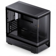 JONSBO D200 Black Mini Tower Pc Case with Small Display (Cpu Data)