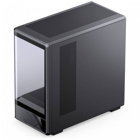 JONSBO D200 Black Mini Tower Pc Case with Small Display (Cpu Data)