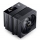 Jonsbo CC90 CPU Cooler, Dual Tower, 130mm PWM Fan, Display - Black