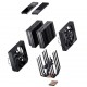 Jonsbo CC90 CPU Cooler, Dual Tower, 130mm PWM Fan, Display - Black