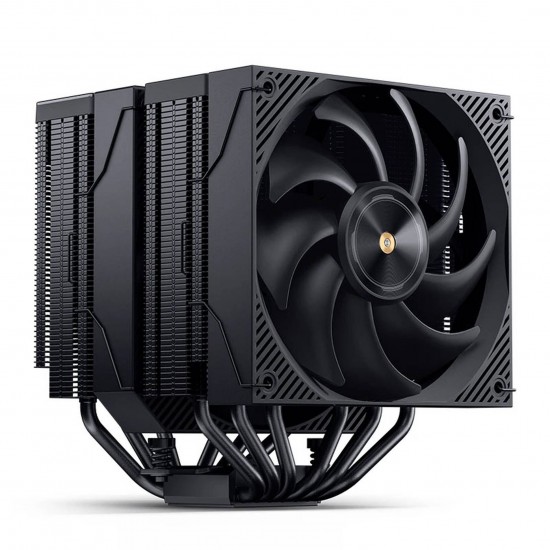 Jonsbo CC90 CPU Cooler, Dual Tower, 130mm PWM Fan, Display - Black