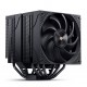 Jonsbo CC90 CPU Cooler, Dual Tower, 130mm PWM Fan, Display - Black