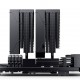 Jonsbo CC90 CPU Cooler, Dual Tower, 130mm PWM Fan, Display - Black