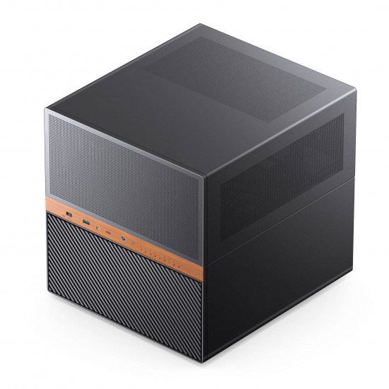 Jonsbo N6 NAS Case, E-ATX - Color: Black