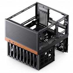 Jonsbo N6 NAS Case, E-ATX - Color: Black