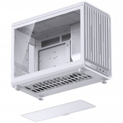 Jonsbo D33 PC Case - Tempered Glass - White