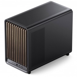 Jonsbo D33 Wood PC Case - Tempered Glass - Black