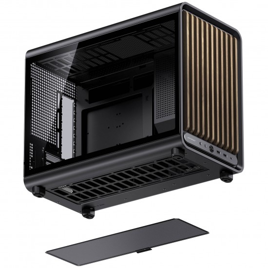 Jonsbo D33 Wood PC Case - Tempered Glass - Black Jonsbo D33 Wood PC Case - Tempered Glass - Black