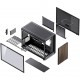Jonsbo D33 Wood PC Case - Tempered Glass - Black Jonsbo D33 Wood PC Case - Tempered Glass - Black
