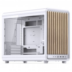Jonsbo D33 Wood PC Case - Tempered Glass - White